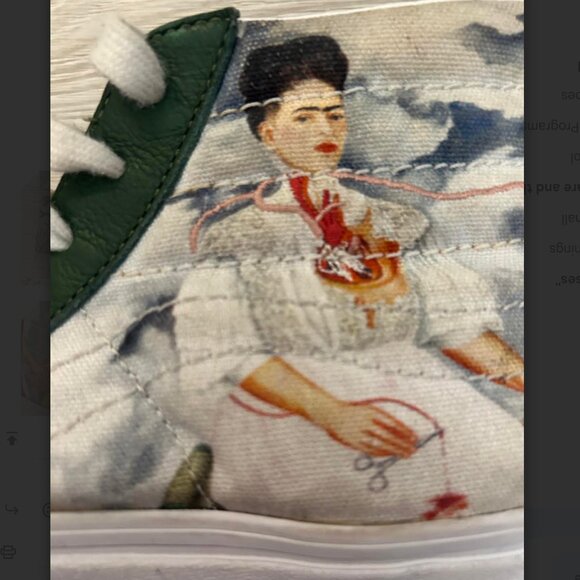 Limited Edition Frida Kahlo Vault Vans - Picture 4 of 5
